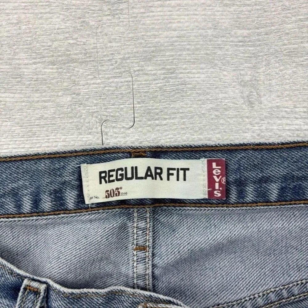 Vintage‎ Levis 505 Jeans Mens 36x30 Straight Leg Regular Fit Medium Wash Denim